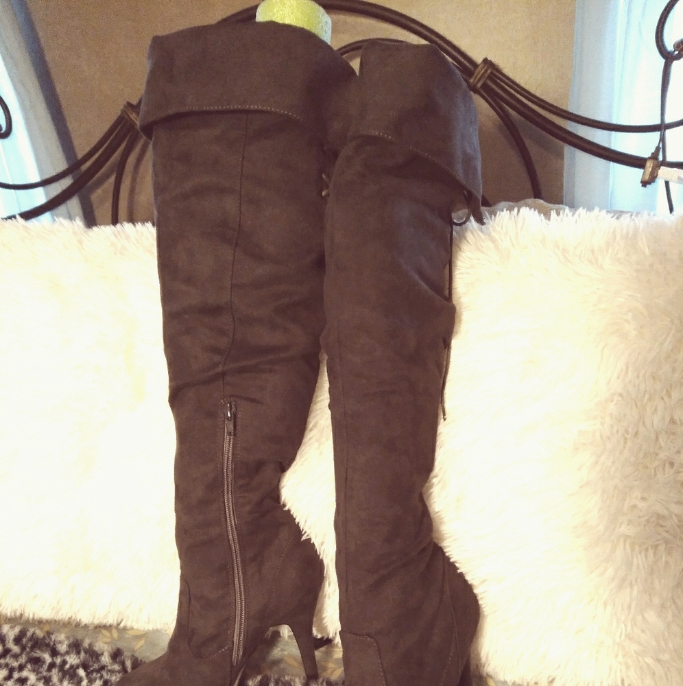Above the knee boots